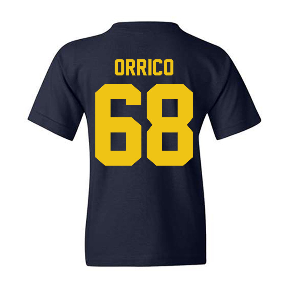Michigan - NCAA Men's Ice Hockey : Josh Orrico - Vintage Shersey Youth T-Shirt-1