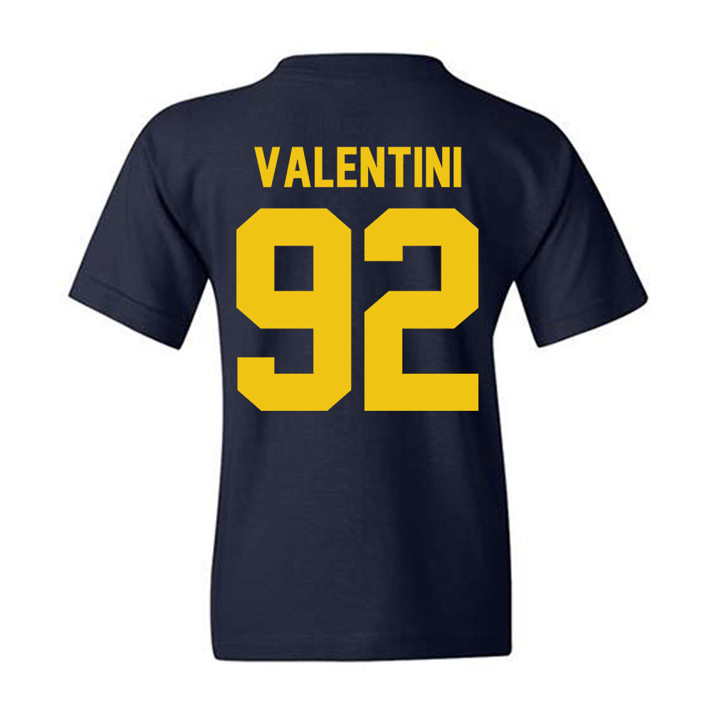 Michigan - NCAA Men's Ice Hockey : Adam Valentini - Vintage Shersey Youth T-Shirt-1