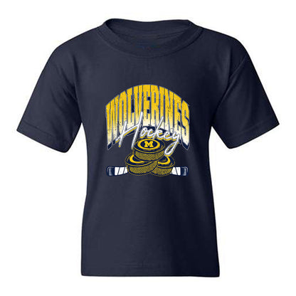 Michigan - NCAA Men's Ice Hockey : Malcolm Spence - Vintage Shersey Youth T-Shirt-0