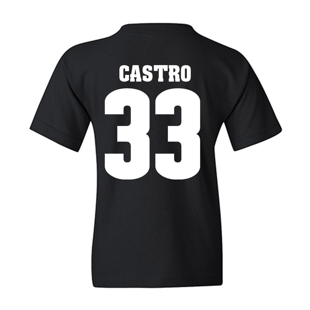 Wisconsin - NCAA Men's Ice Hockey : Anton castro - Vintage Hockey Youth T-Shirt-1