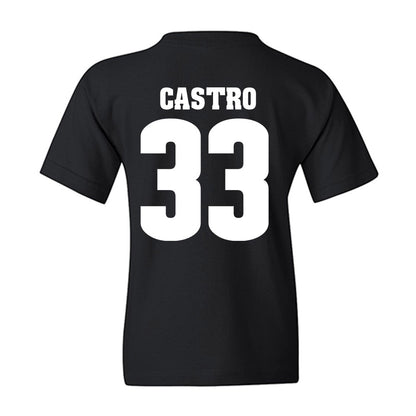 Wisconsin - NCAA Men's Ice Hockey : Anton castro - Vintage Hockey Youth T-Shirt-1