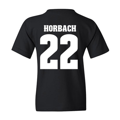 Wisconsin - NCAA Men's Ice Hockey : Jack Horbach - Vintage Hockey Youth T-Shirt-1
