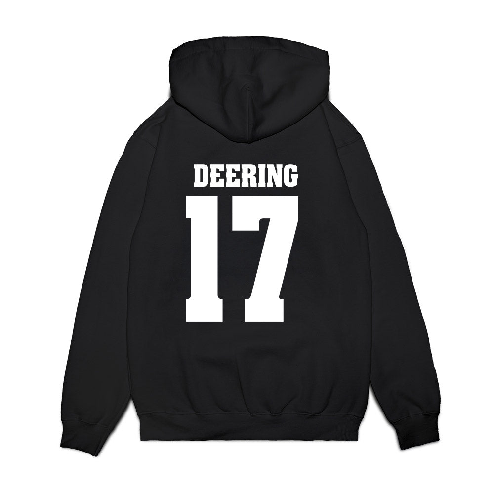 Wisconsin - NCAA Men's Ice Hockey : Grady Deering - Vintage Hockey Premium Hooded Sweatshirt-1