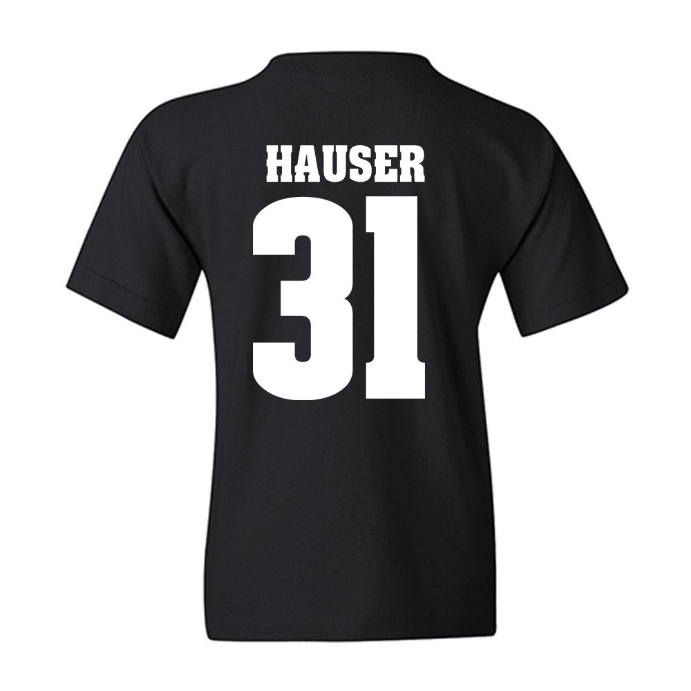 Wisconsin - NCAA Men's Ice Hockey : Daniel Hauser - Vintage Hockey Youth T-Shirt-1