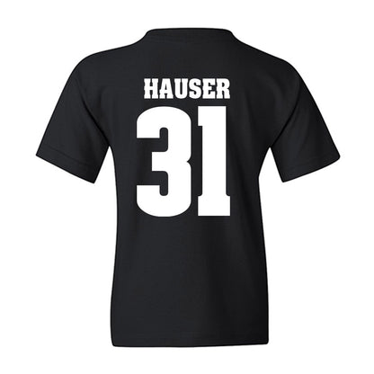 Wisconsin - NCAA Men's Ice Hockey : Daniel Hauser - Vintage Hockey Youth T-Shirt-1