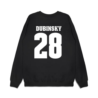 Wisconsin - NCAA Men's Ice Hockey : Aiden Dubinsky - Vintage Hockey Premium Crewneck Sweatshirt-1