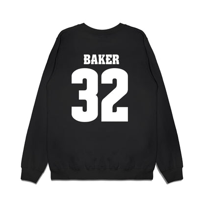 Wisconsin - NCAA Women's Ice Hockey : Chloe Baker - Vintage Hockey Premium Crewneck Sweatshirt-1