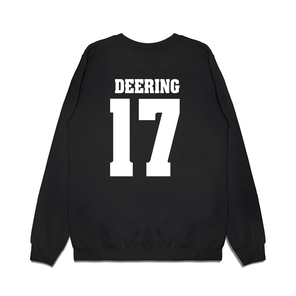 Wisconsin - NCAA Men's Ice Hockey : Grady Deering - Vintage Hockey Premium Crewneck Sweatshirt-1