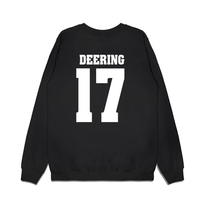 Wisconsin - NCAA Men's Ice Hockey : Grady Deering - Vintage Hockey Premium Crewneck Sweatshirt-1