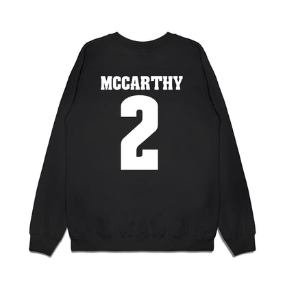 Wisconsin - NCAA Women's Ice Hockey : Finley McCarthy - Vintage Hockey Premium Crewneck Sweatshirt-1