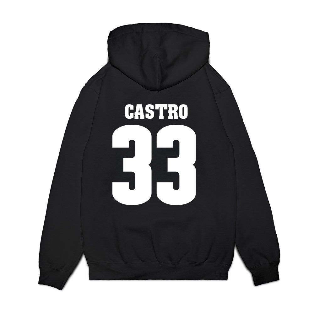 Wisconsin - NCAA Men's Ice Hockey : Anton castro - Vintage Hockey Premium Hooded Sweatshirt-1