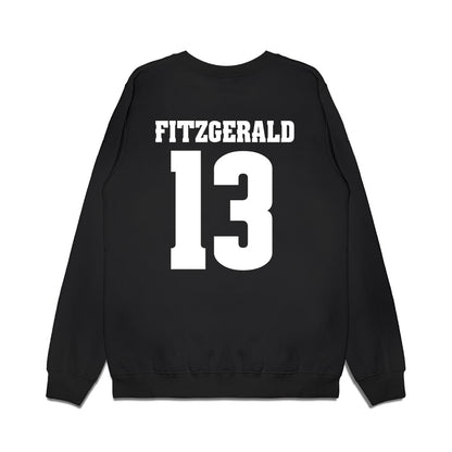 Wisconsin - NCAA Men's Ice Hockey : Christian Fitzgerald - Vintage Hockey Premium Crewneck Sweatshirt-1