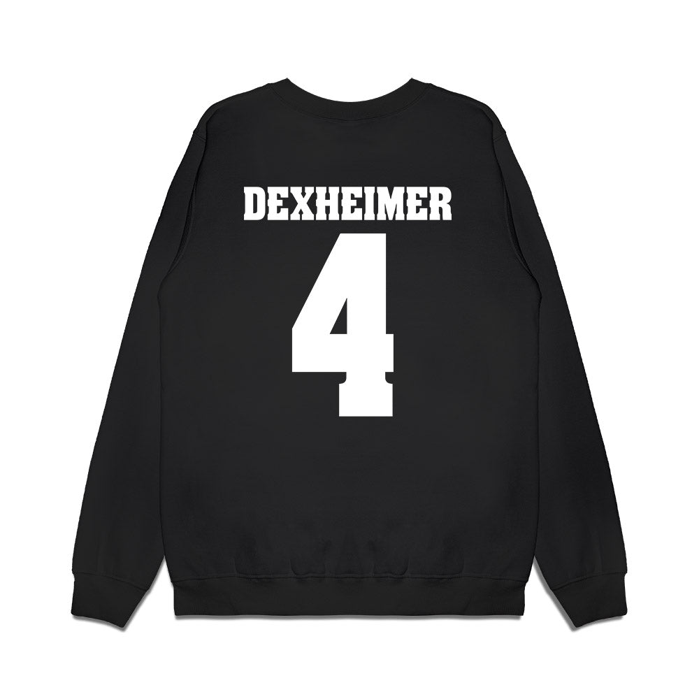 Wisconsin - NCAA Men's Ice Hockey : Ben Dexheimer - Vintage Hockey Premium Crewneck Sweatshirt-1
