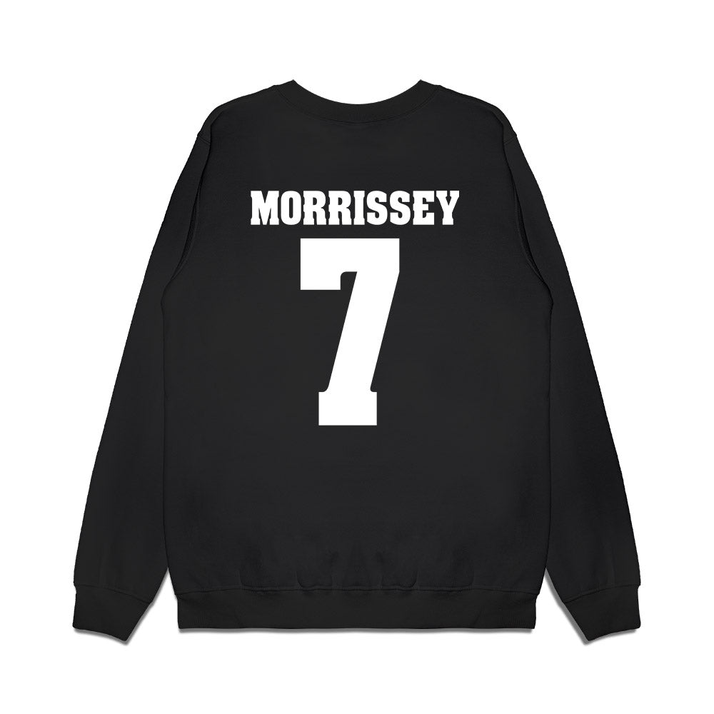 Wisconsin - NCAA Men's Ice Hockey : Gavin Morrissey - Vintage Hockey Premium Crewneck Sweatshirt-1