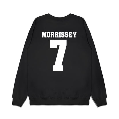 Wisconsin - NCAA Men's Ice Hockey : Gavin Morrissey - Vintage Hockey Premium Crewneck Sweatshirt-1