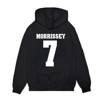 Wisconsin - NCAA Men's Ice Hockey : Gavin Morrissey - Vintage Hockey Premium Hooded Sweatshirt-1