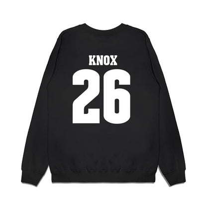Wisconsin - NCAA Men's Ice Hockey : Weston Knox - Vintage Hockey Premium Crewneck Sweatshirt-1