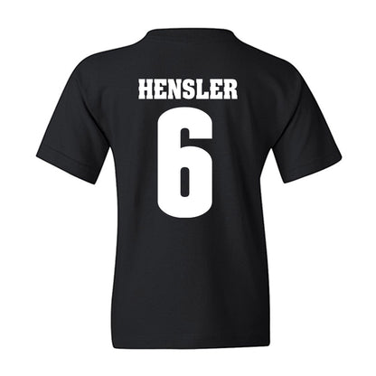 Wisconsin - NCAA Men's Ice Hockey : Logan Hensler - Vintage Hockey Youth T-Shirt-1