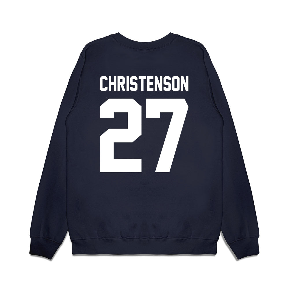 Penn State - NCAA Men's Ice Hockey : Cade Christenson - Vintage Hockey Premium Crewneck Sweatshirt-1