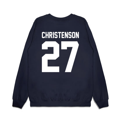 Penn State - NCAA Men's Ice Hockey : Cade Christenson - Vintage Hockey Premium Crewneck Sweatshirt-1