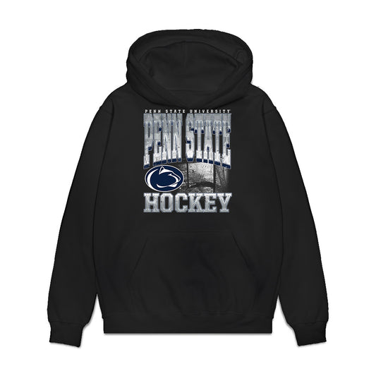 Penn State - NCAA Women's Ice Hockey : Megan Hosman - Vintage Hockey Premium Hooded Sweatshirt-0