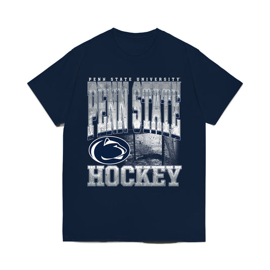 Penn State - NCAA Women's Ice Hockey : Megan Hosman - Vintage Hockey Comfort Colors T-Shirt-0