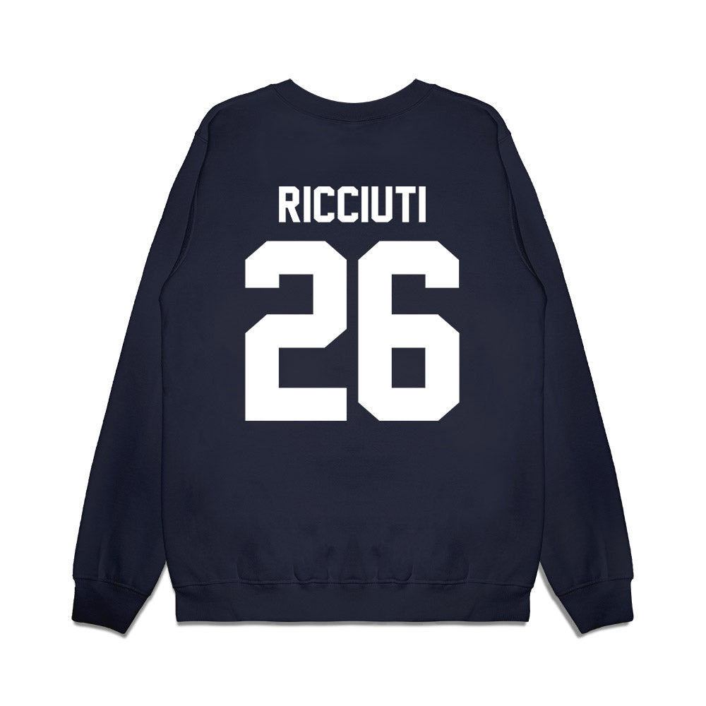 UConn - NCAA Women's Ice Hockey : Leila Ricciuti - Vintage Premium Crewneck Sweatshirt-1