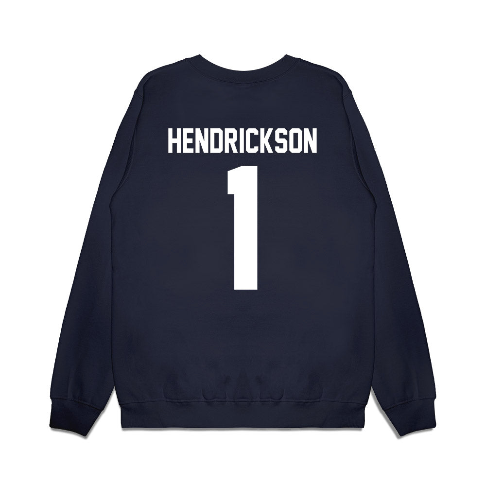 UConn - NCAA Men's Ice Hockey : Kam Hendrickson - Vintage Premium Crewneck Sweatshirt-1