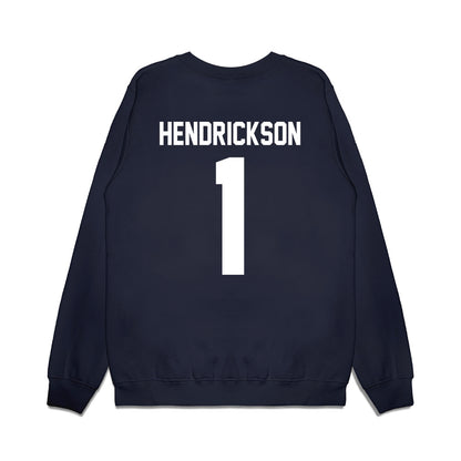 UConn - NCAA Men's Ice Hockey : Kam Hendrickson - Vintage Premium Crewneck Sweatshirt-1