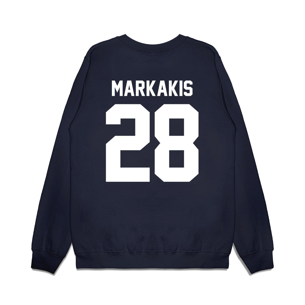 UConn - NCAA Women's Ice Hockey : Ellie Markakis - Vintage Premium Crewneck Sweatshirt-1