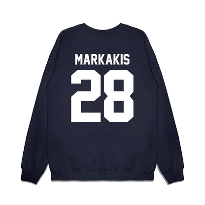 UConn - NCAA Women's Ice Hockey : Ellie Markakis - Vintage Premium Crewneck Sweatshirt-1