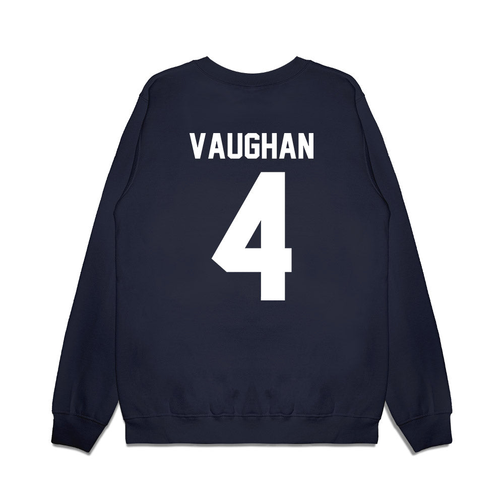 UConn - NCAA Women's Ice Hockey : Teagan Vaughan - Vintage Premium Crewneck Sweatshirt-1