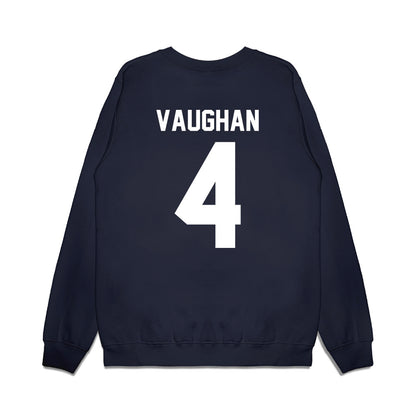 UConn - NCAA Women's Ice Hockey : Teagan Vaughan - Vintage Premium Crewneck Sweatshirt-1