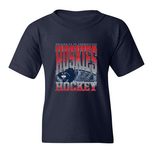 UConn - NCAA Men's Ice Hockey : Jesse Heslop - Vintage Youth T-Shirt-0