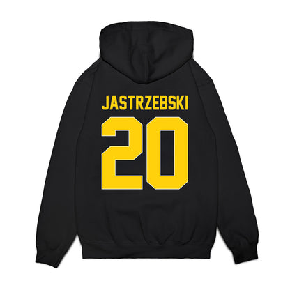 AU - NCAA Men's Ice Hockey : Jacob Jastrzebski - Vintage Shersey Premium Hooded Sweatshirt-1