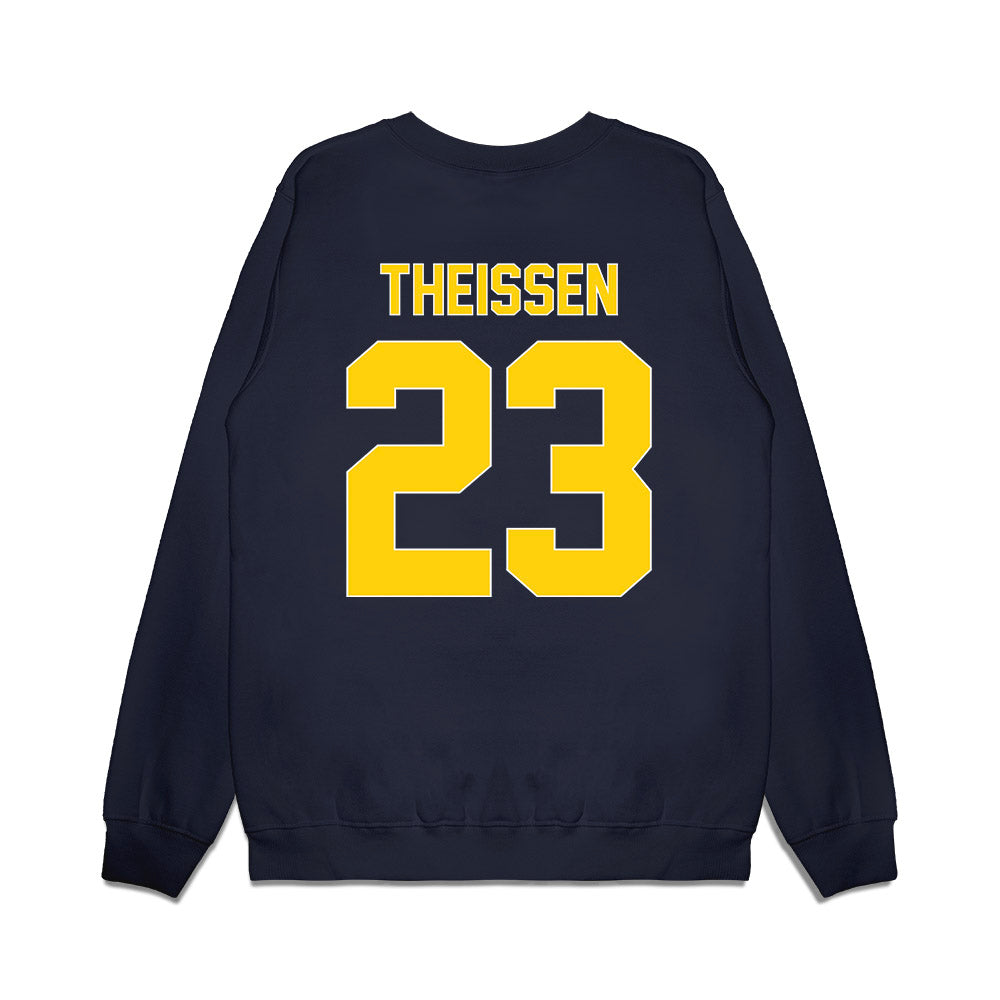 AU - NCAA Men's Ice Hockey : Carter Theissen - Vintage Shersey Premium Crewneck Sweatshirt-1