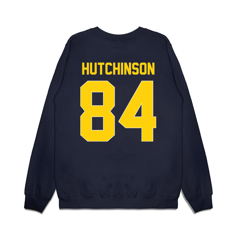 AU - NCAA Men's Ice Hockey : Jeff Hutchinson - Vintage Shersey Premium Crewneck Sweatshirt-1