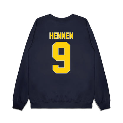 AU - NCAA Men's Ice Hockey : Hayden Hennen - Vintage Shersey Premium Crewneck Sweatshirt-1