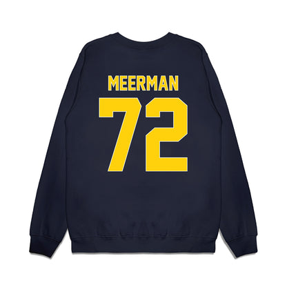 AU - NCAA Men's Ice Hockey : Brett Meerman - Vintage Shersey Premium Crewneck Sweatshirt-1