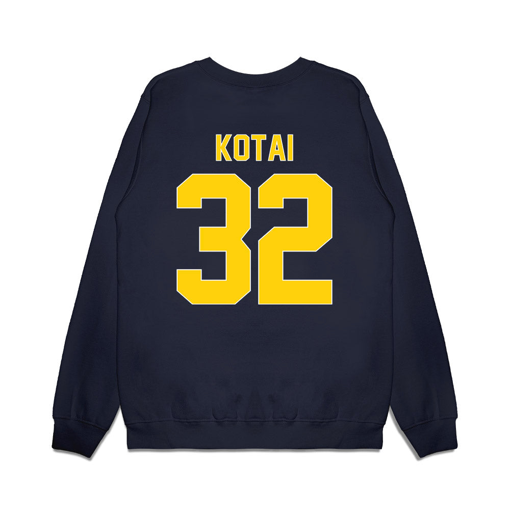 AU - NCAA Men's Ice Hockey : Josh Kotai - Vintage Shersey Premium Crewneck Sweatshirt-1