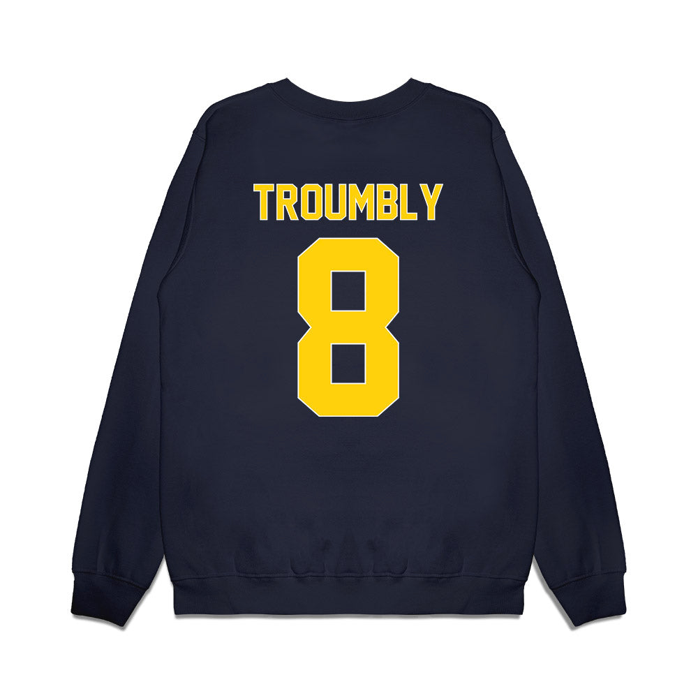 AU - NCAA Men's Ice Hockey : Ben Troumbly - Vintage Shersey Premium Crewneck Sweatshirt-1