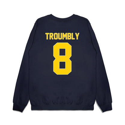 AU - NCAA Men's Ice Hockey : Ben Troumbly - Vintage Shersey Premium Crewneck Sweatshirt-1