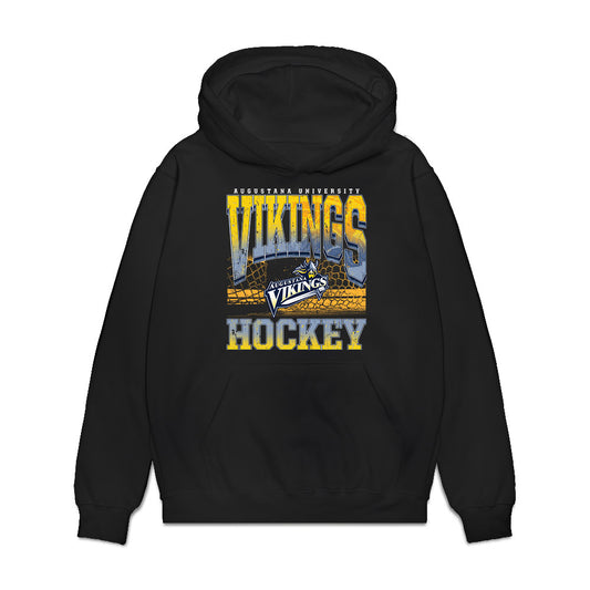 AU - NCAA Men's Ice Hockey : Owen Bohn - Vintage Shersey Premium Hooded Sweatshirt-0