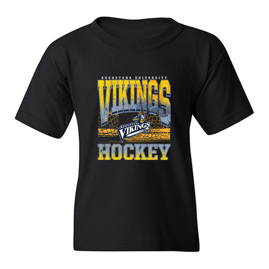 AU - NCAA Men's Ice Hockey : Jacob Jastrzebski - Vintage Shersey Youth T-Shirt-0
