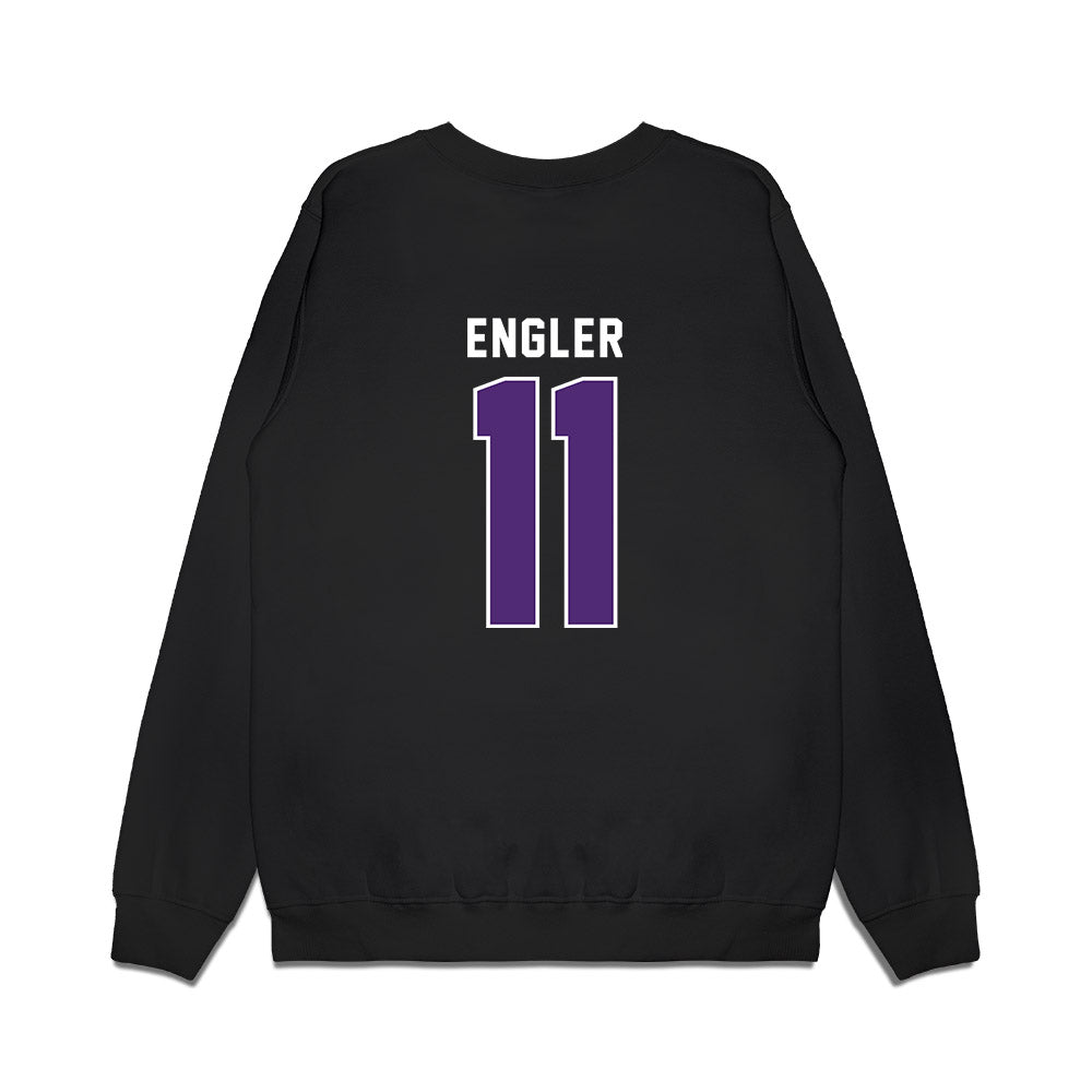 UST - NCAA Women's Ice Hockey : Maya Engler - Vintage Shersey Premium Crewneck Sweatshirt-1