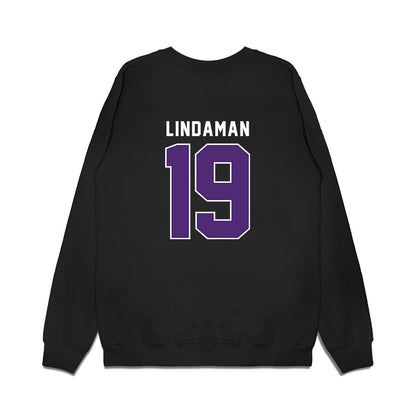 UST - NCAA Women's Ice Hockey : Ilsa Lindaman - Vintage Shersey Premium Crewneck Sweatshirt-1