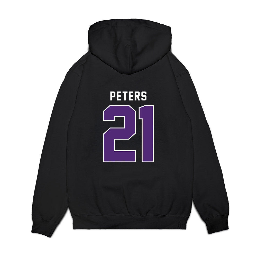UST - NCAA Men's Ice Hockey : Carson Peters - Vintage Shersey Premium Hooded Sweatshirt-1