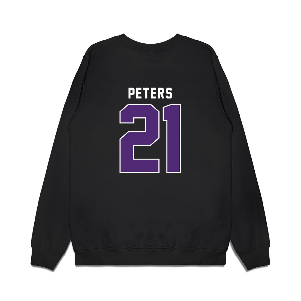 UST - NCAA Men's Ice Hockey : Carson Peters - Vintage Shersey Premium Crewneck Sweatshirt-1