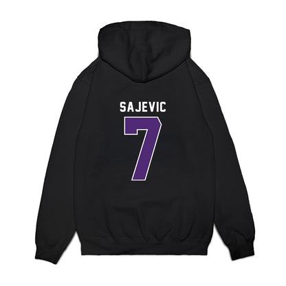 UST - NCAA Women's Ice Hockey : Cara Sajevic - Vintage Shersey Premium Hooded Sweatshirt-1