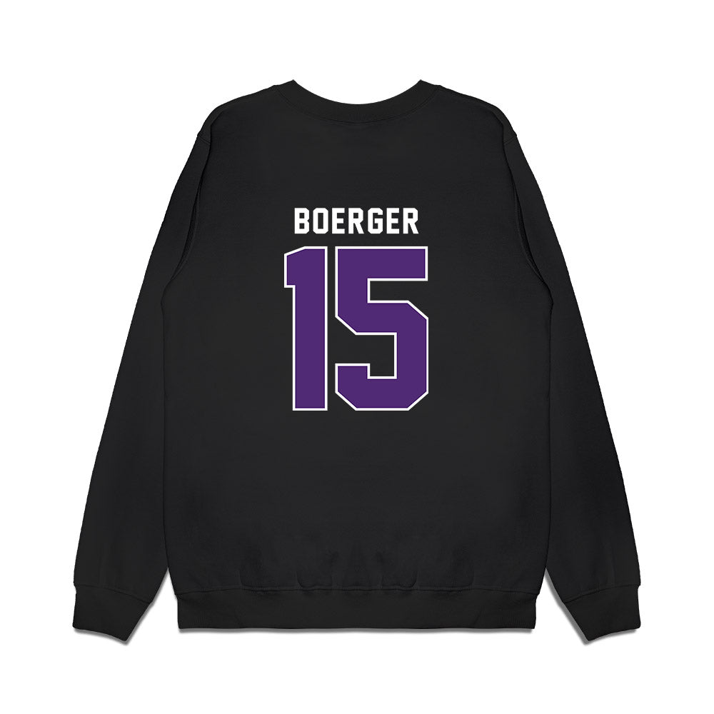 UST - NCAA Women's Ice Hockey : Ella Boerger - Vintage Shersey Premium Crewneck Sweatshirt-1